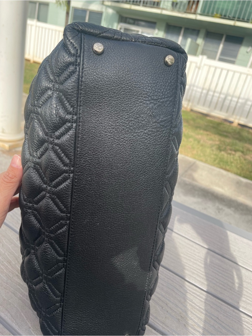 Kate Spade Black Quilted Shoulder Bag - Picture 9 of 11
